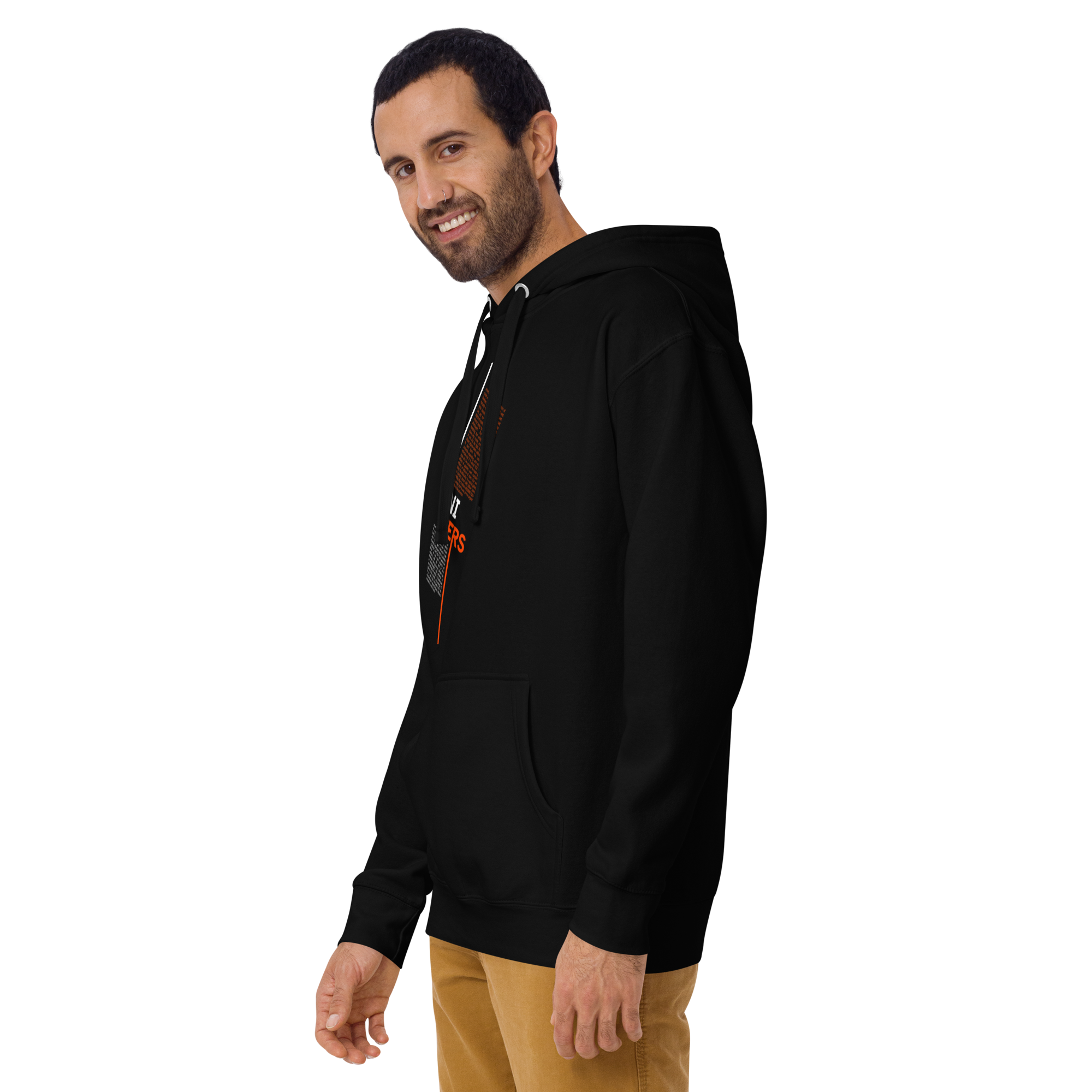 Universe Split Typography Hoodie