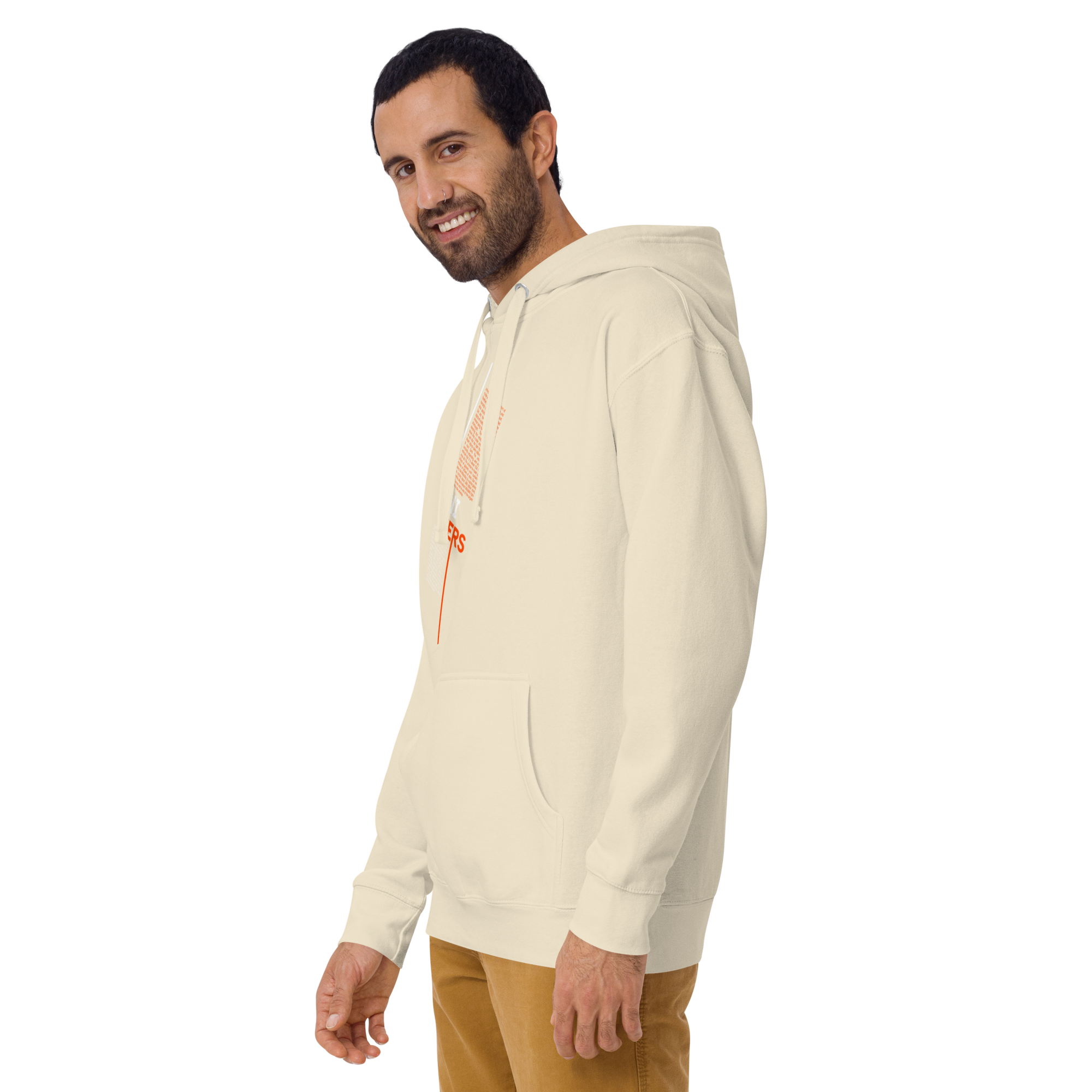 Universe Split Typography Hoodie