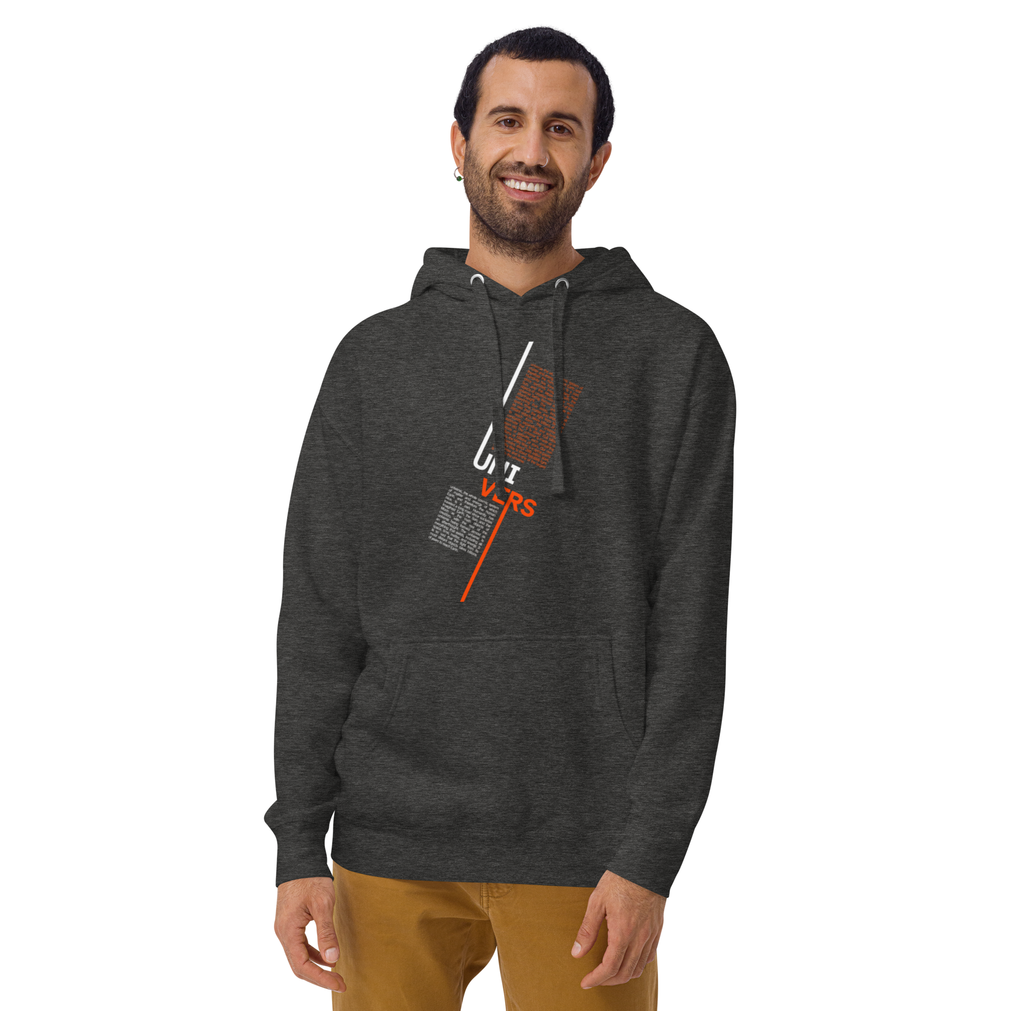 Universe Split Typography Hoodie