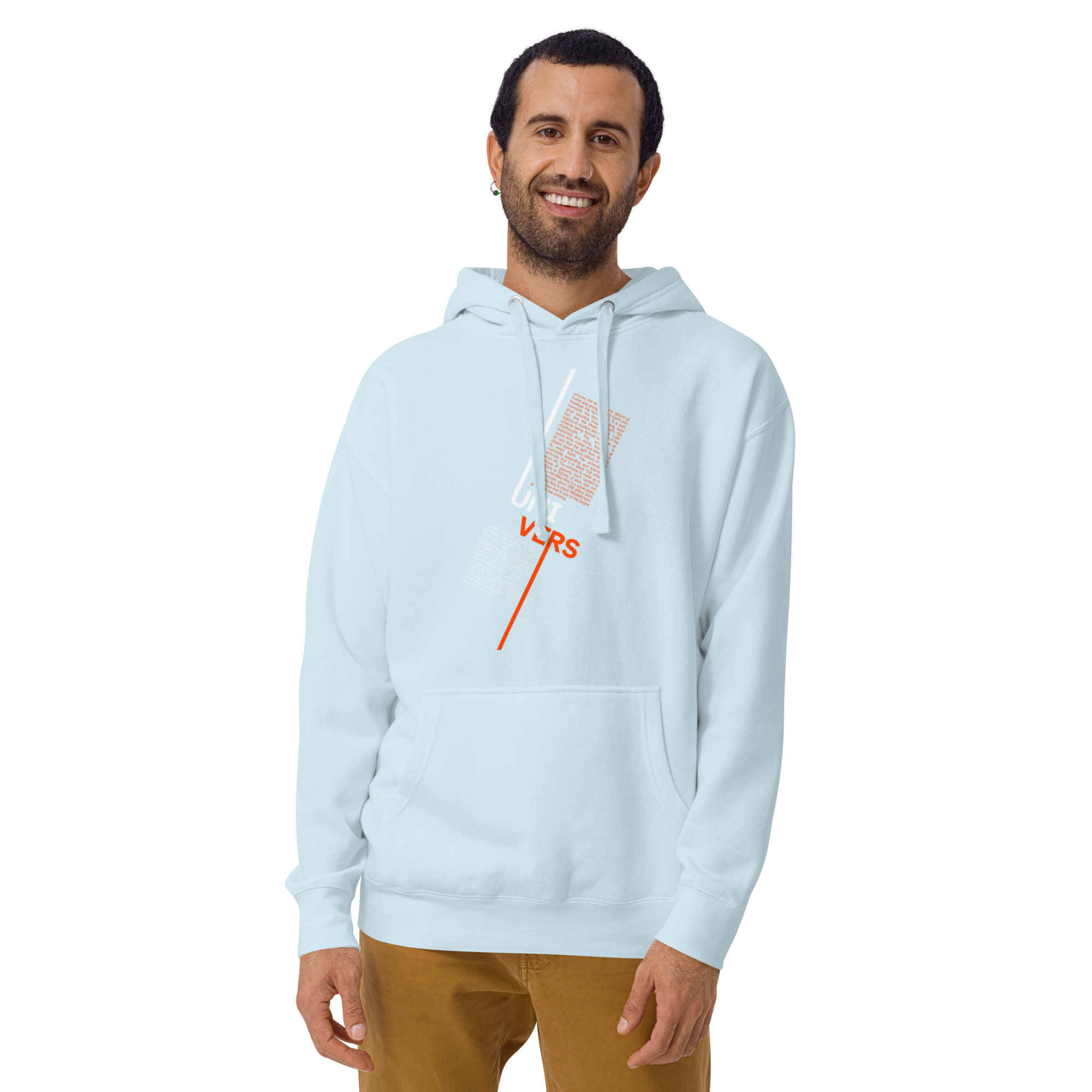 Universe Split Typography Hoodie