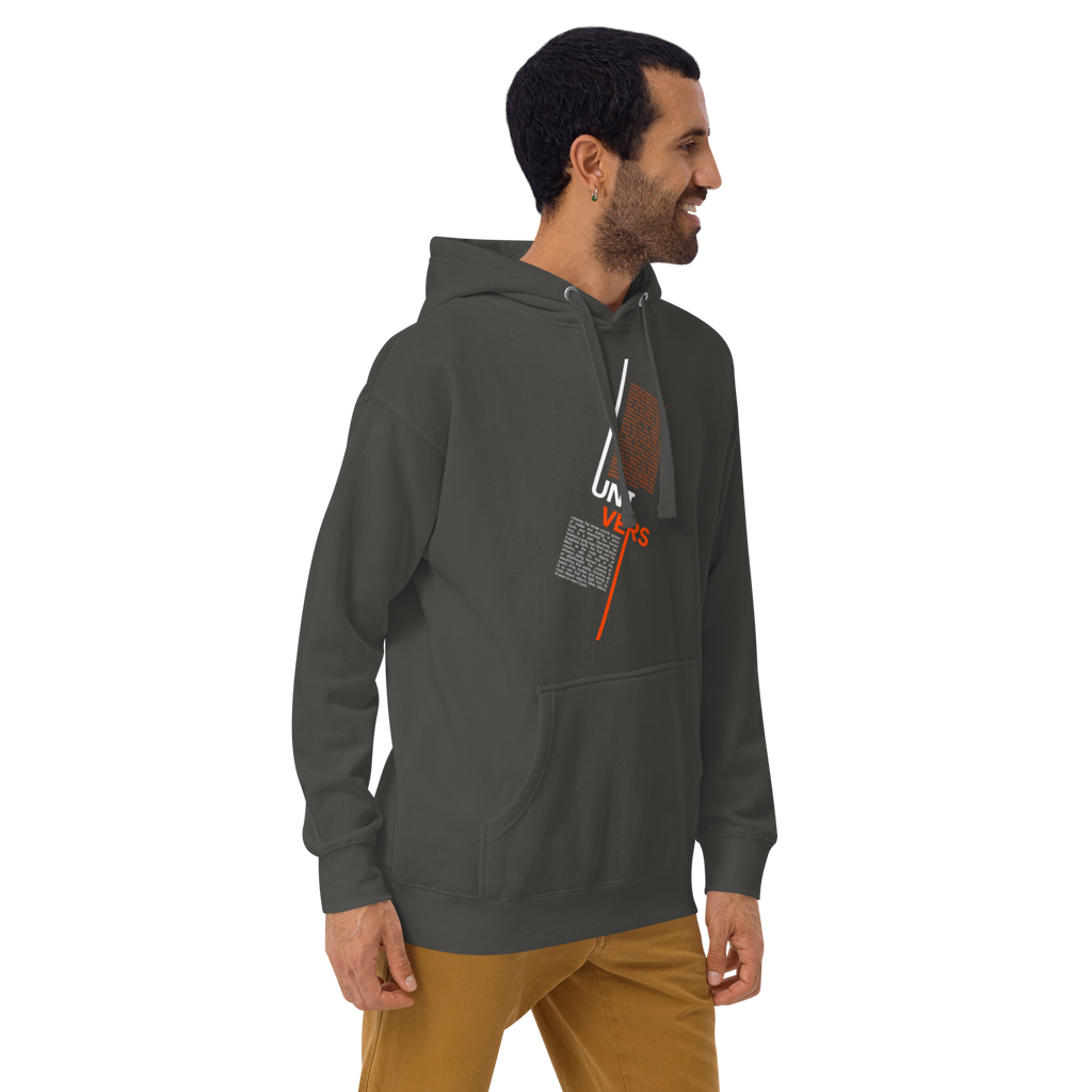 Universe Split Typography Hoodie