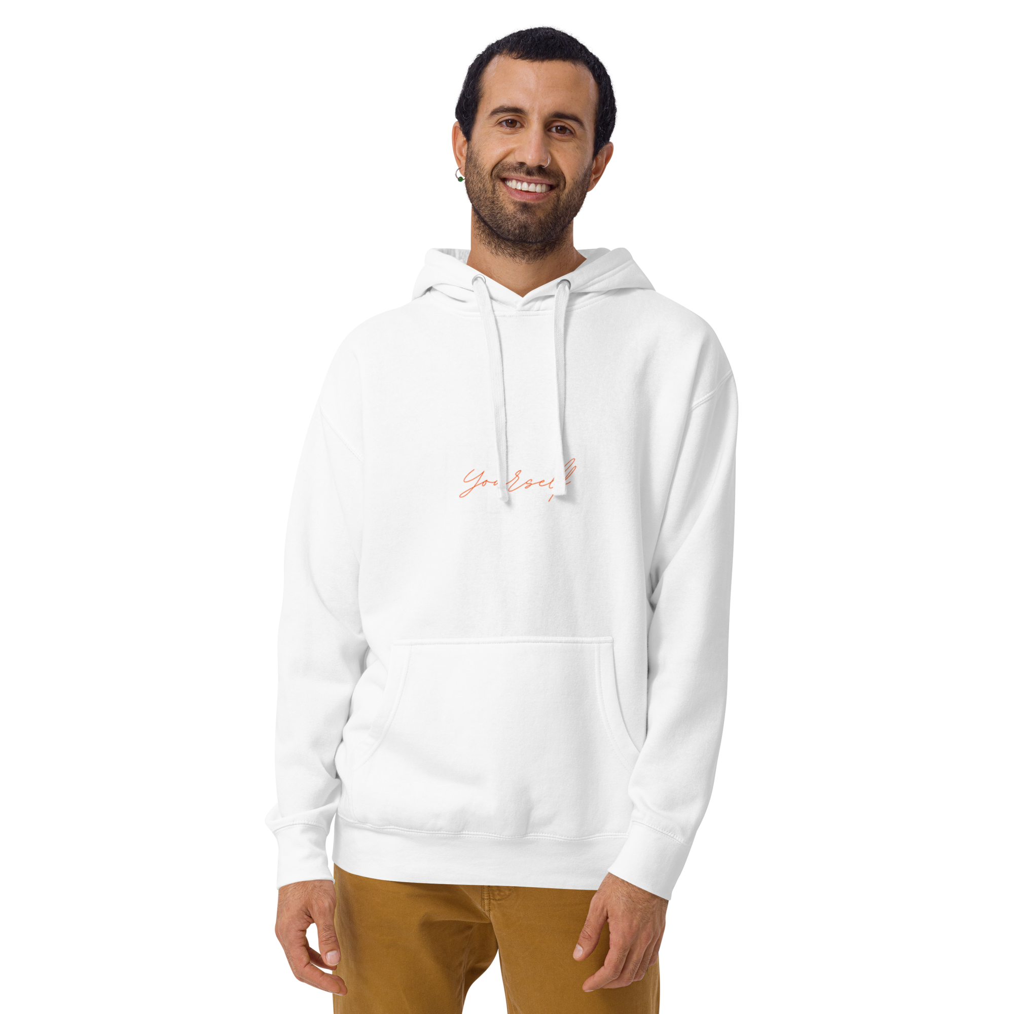 "Believe in Yourself" – Motivational Typography Hoodie