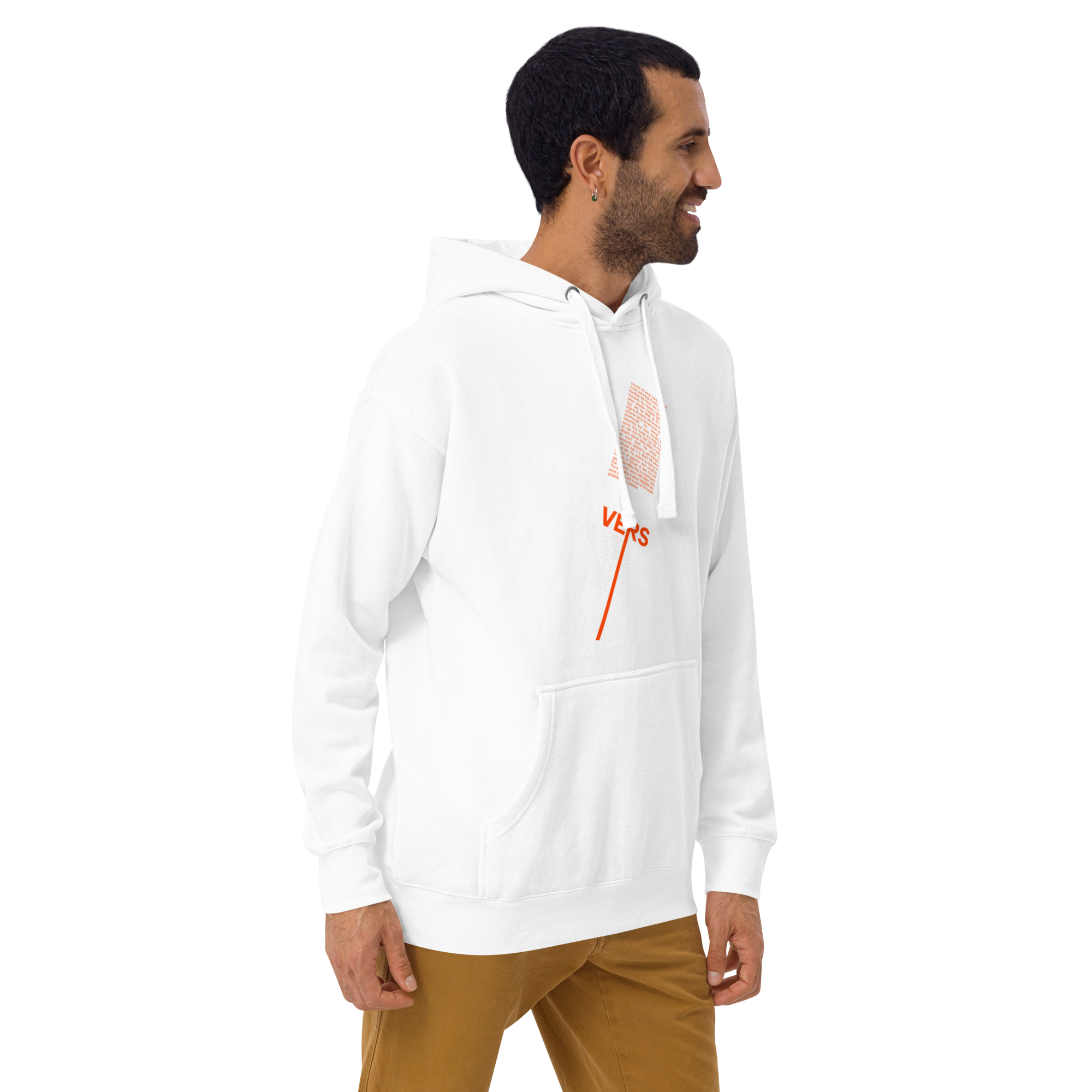 Universe Split Typography Hoodie